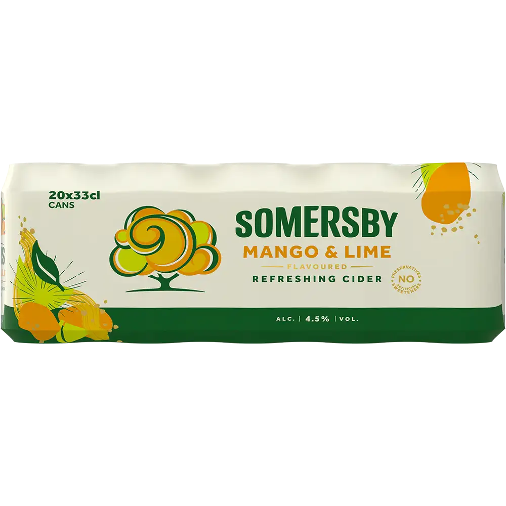 Somersby Mango & Lime 4,5 % TRAY 20x 0,33L DS zzgl. DPG Pfand