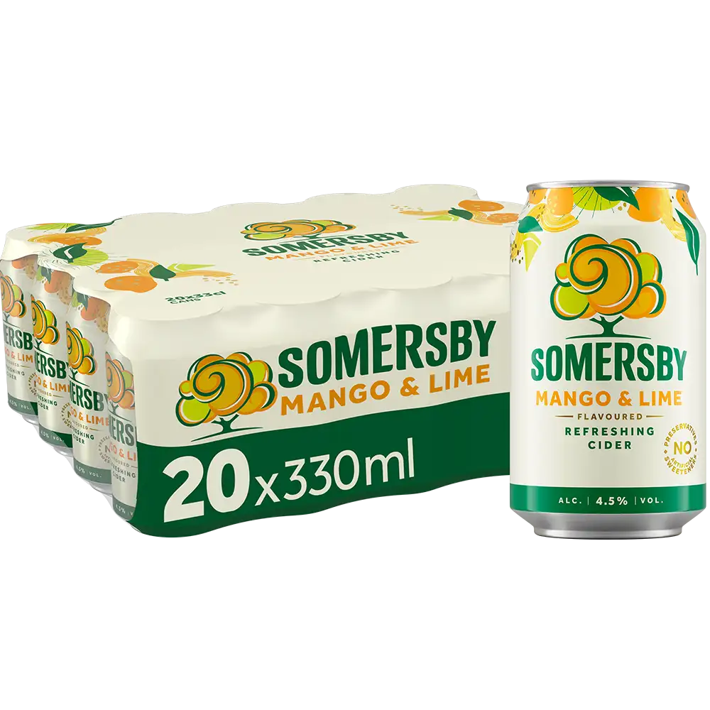 Somersby Mango & Lime 4,5 % TRAY 20x 0,33L DS zzgl. DPG Pfand