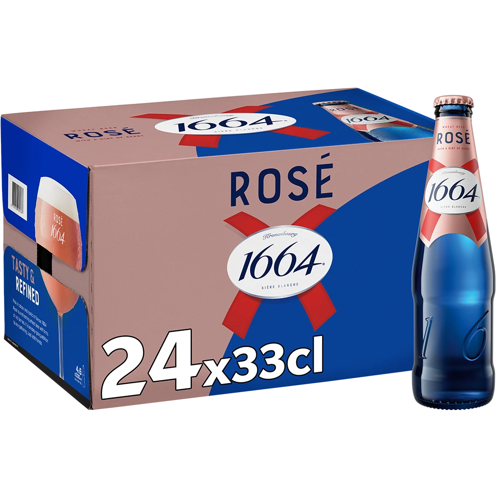 Kronenbourg 1664 Rosé 4,5 % KARTON 24