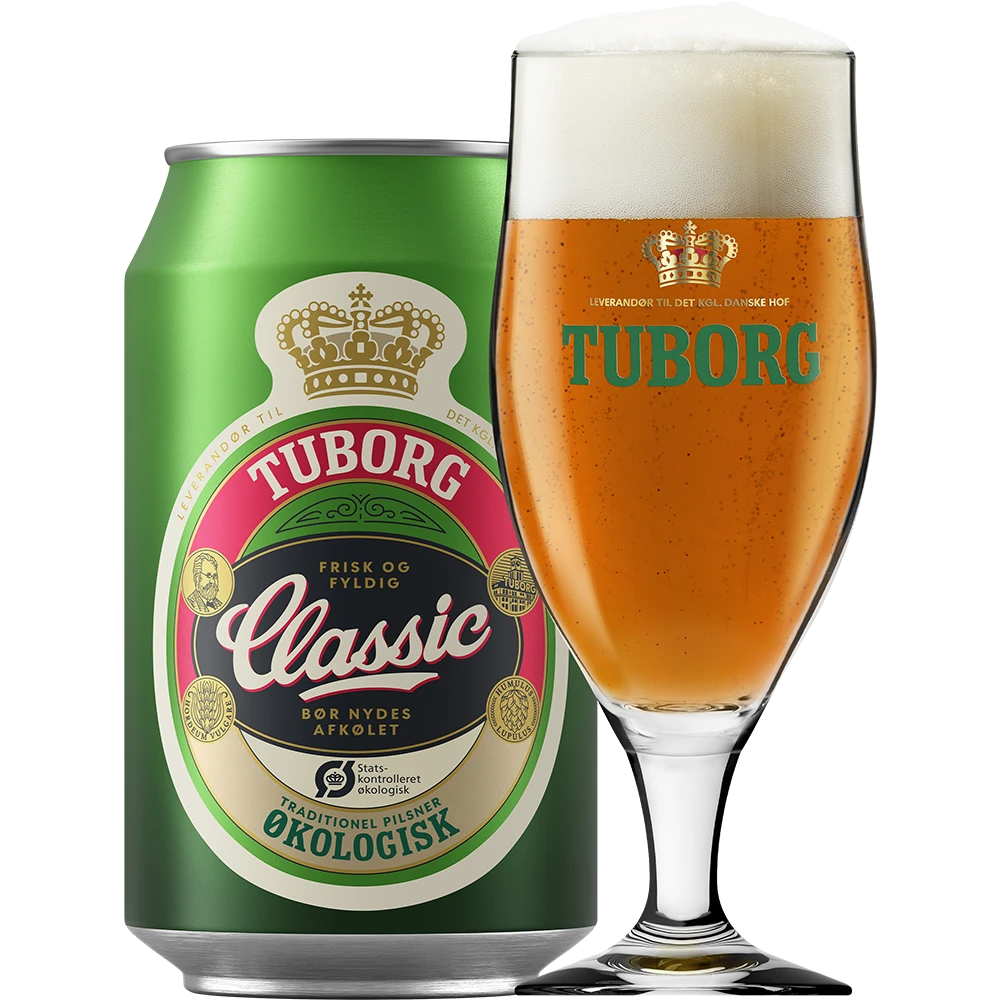 Tuborg Classic Økologisk 4,6% TRAY 24x 0,33L DS zzgl. DPG Pfand