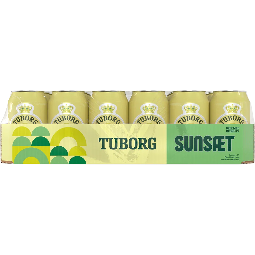Tuborg Sunsæt 24x 0,33 ltr. 4,6% zzgl. DPG Pfand