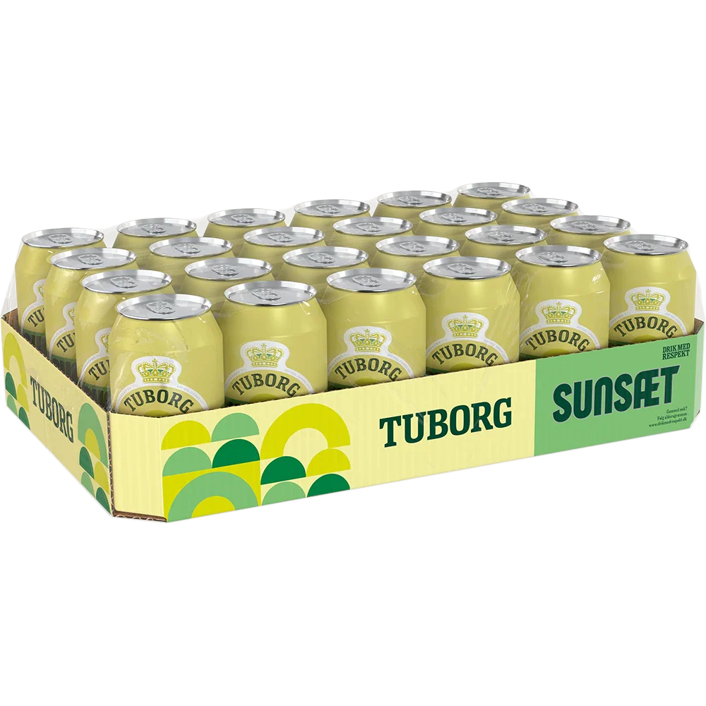 Tuborg Sunsæt 24x 0,33 ltr. 4,6% zzgl. DPG Pfand