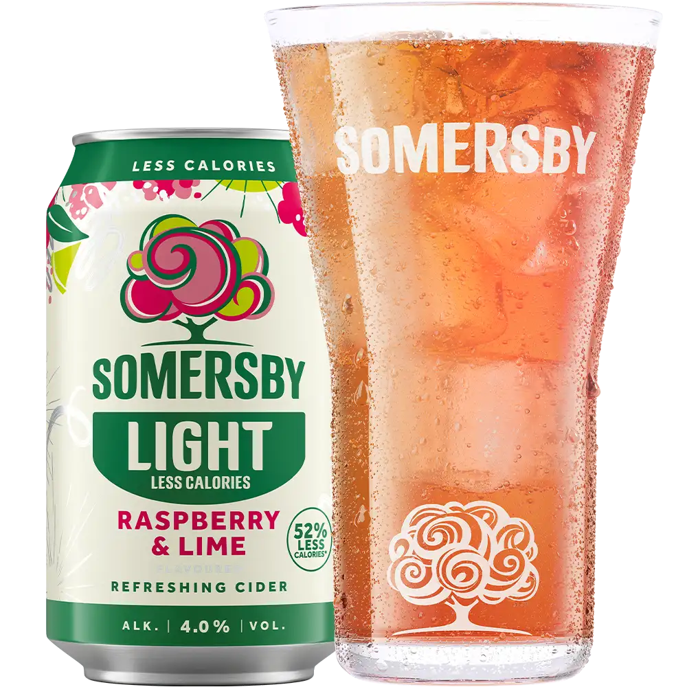 Somersby Rasberry-Lime Lite 4,0% TRAY 20x 0,33L DS zzgl. DPG Pfand
