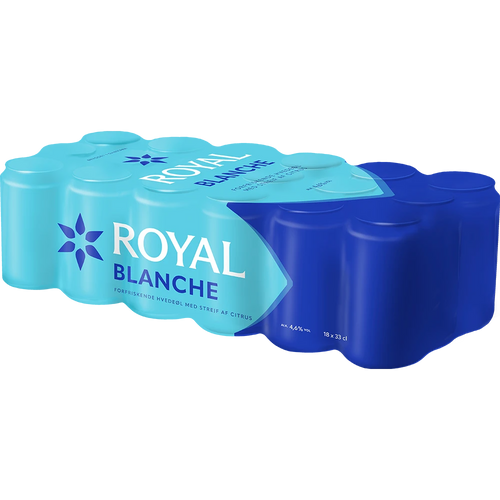 Royal Blanche 4,6% 18x0,33L Dose zzgl. DPG Pfand