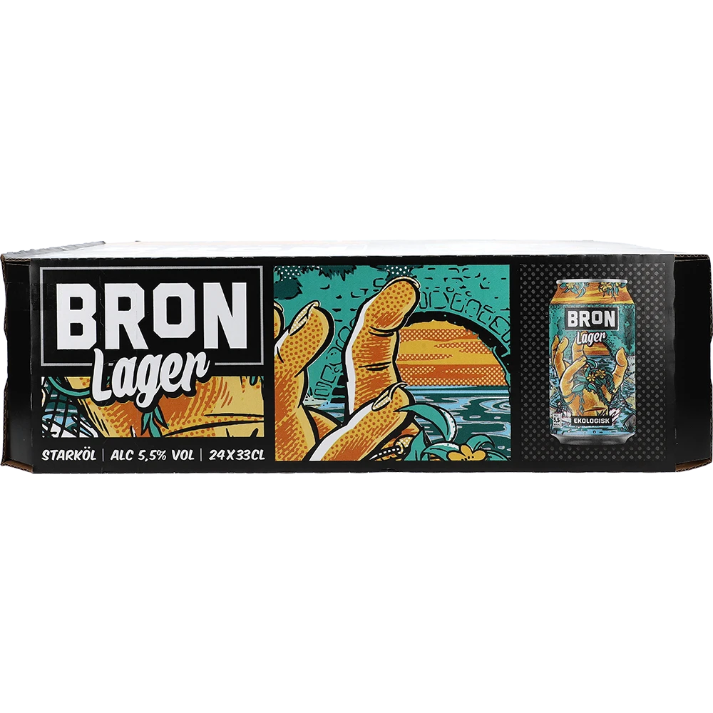 Åbro Bron Lager Ekologisk 5,5% TRAY 24 zzgl. DPG Pfand
