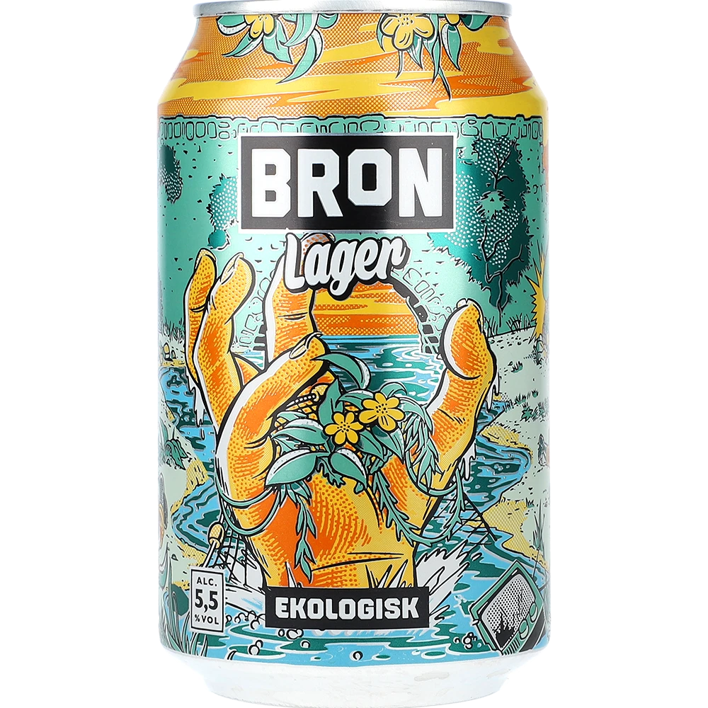 Åbro Bron Lager Ekologisk 5,5% TRAY 24 zzgl. DPG Pfand