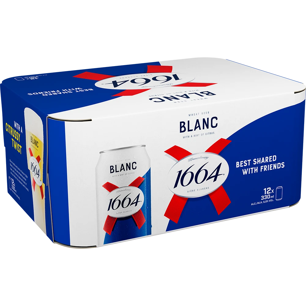 Kronenbourg 1664 Blanc TRAY 12x0,33L DS zzgl. DPG