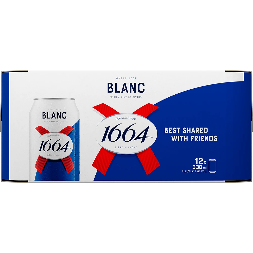 Kronenbourg 1664 Blanc TRAY 12x0,33L DS zzgl. DPG