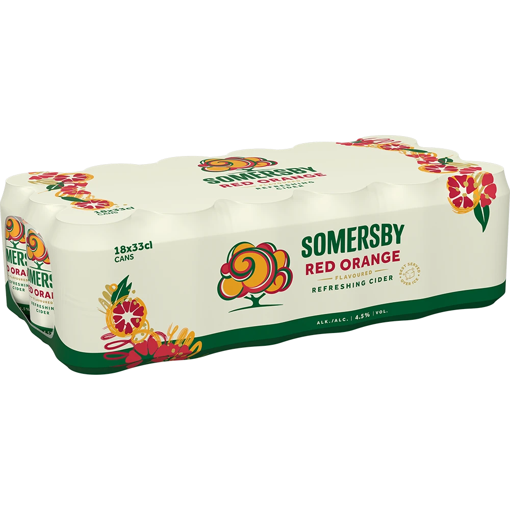 Somersby Red Orange 4,5% TRAY 18x 0,33L DS zzgl. DPG Pfand