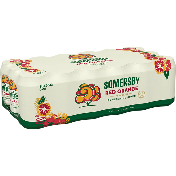 Somersby Red Orange 4,5% 18x0,33L Dose zzgl. DPG Pfand