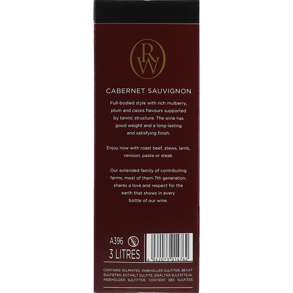 Robertson Winery Cabernet Sauvignon 14 % 3L BIB