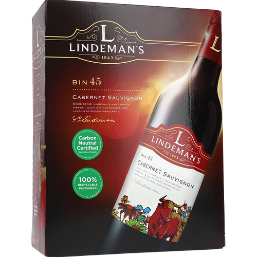 Lindeman's BIN 45 Cabernet Sauvignon 13.5 % 3L BIB