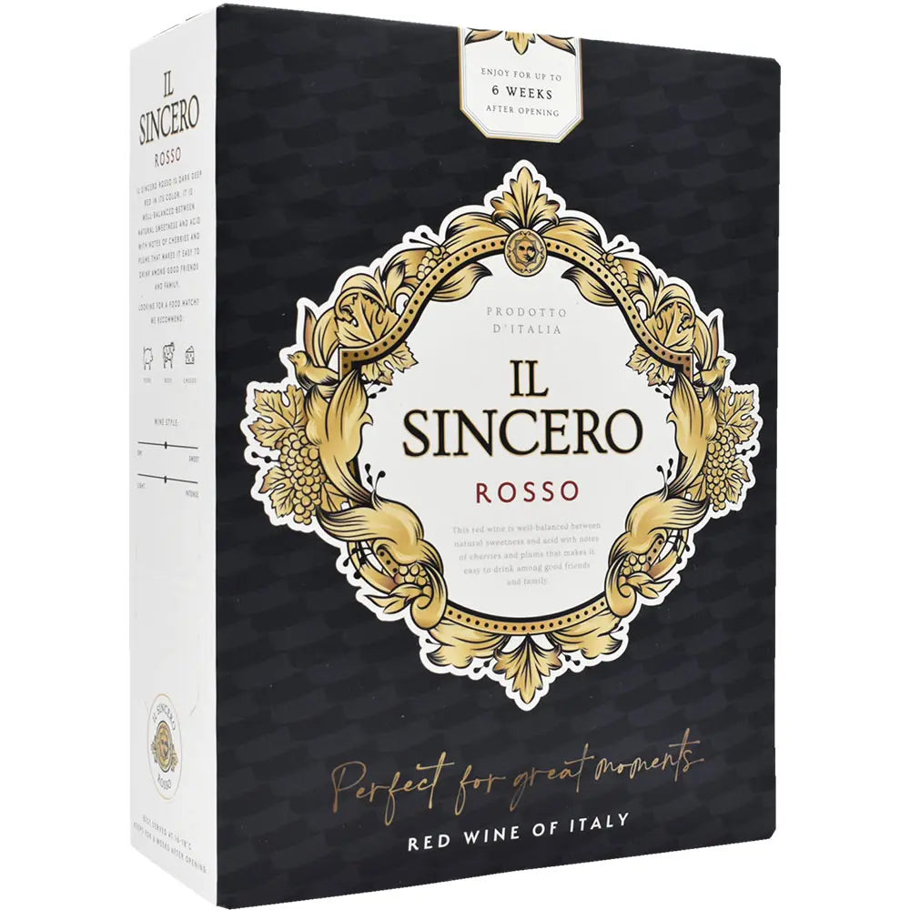 Il Sincero Rosso 13% 3L Bib Wein & Sekt