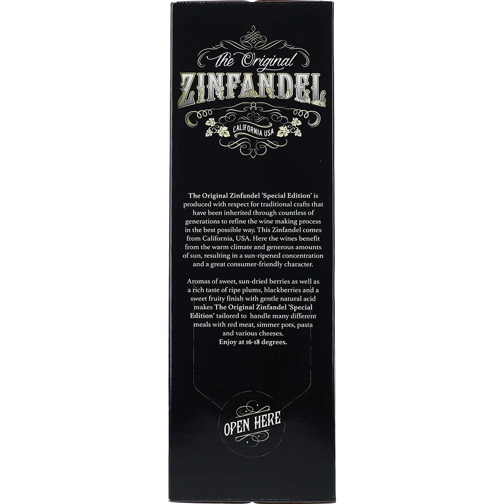 The Original Zinfandel Black Version 14,5 % 3L BIB