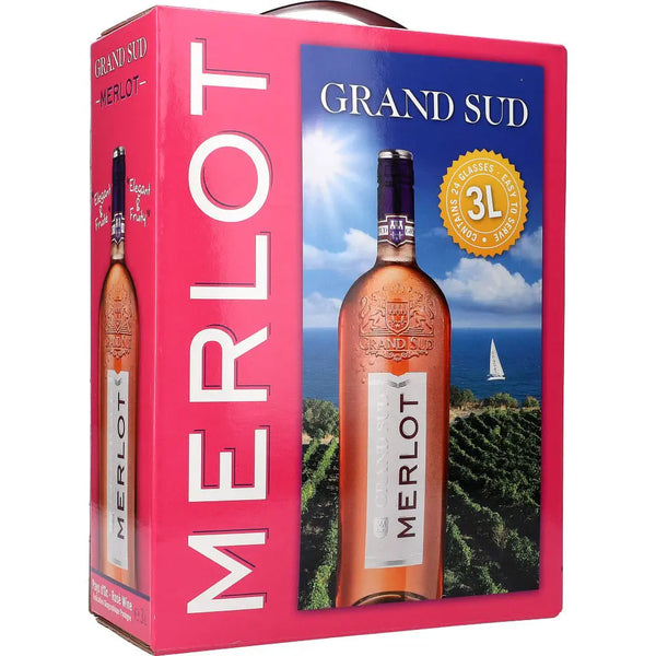 Grand Sud Merlot Rosé 12.5 % 3L BIB
