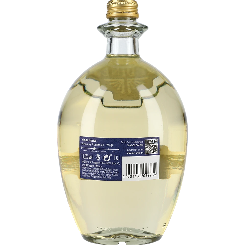 Medinet Blanc 10.5 % 1L FL