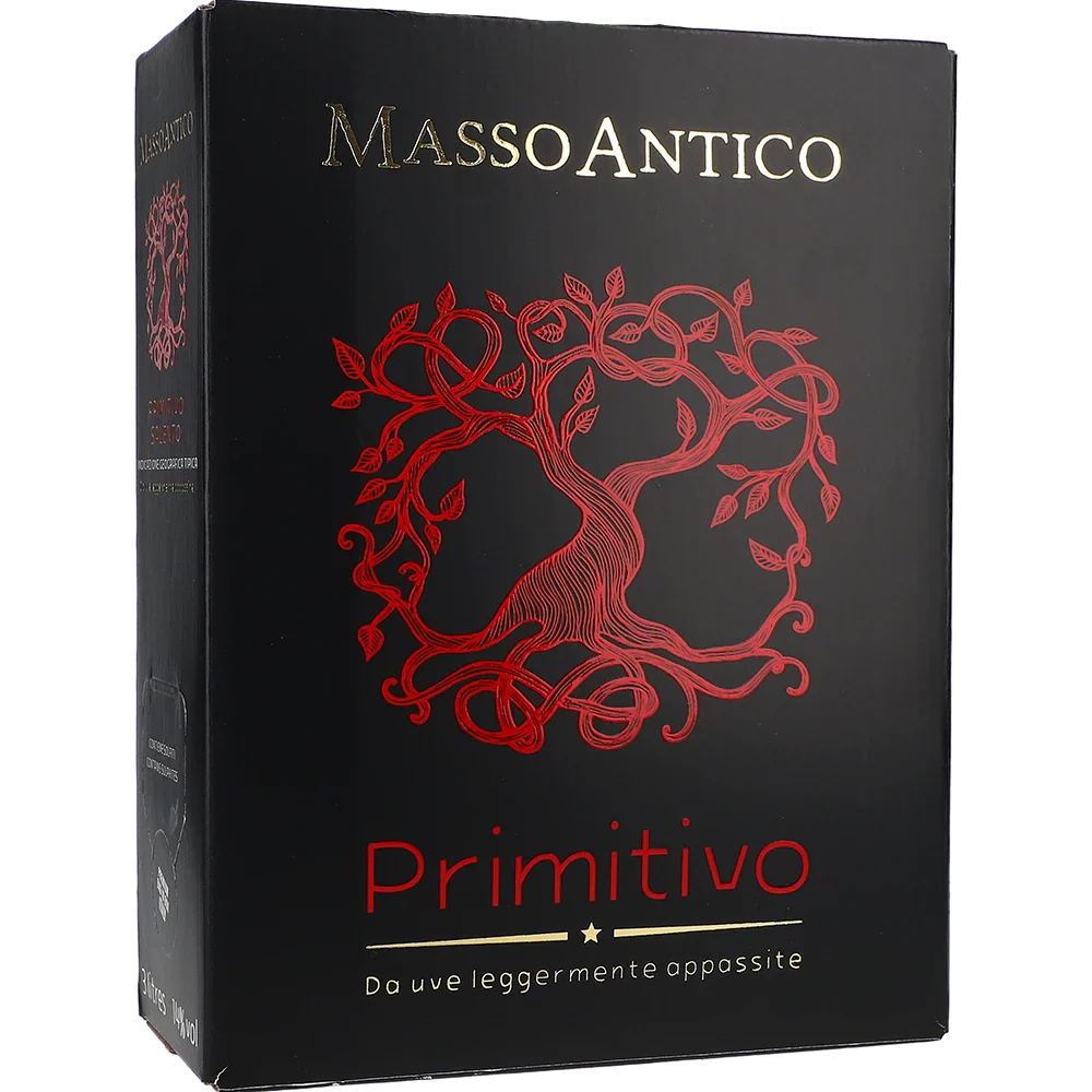Masso Antico Primitivo Single Estate  14 % 3L BIB