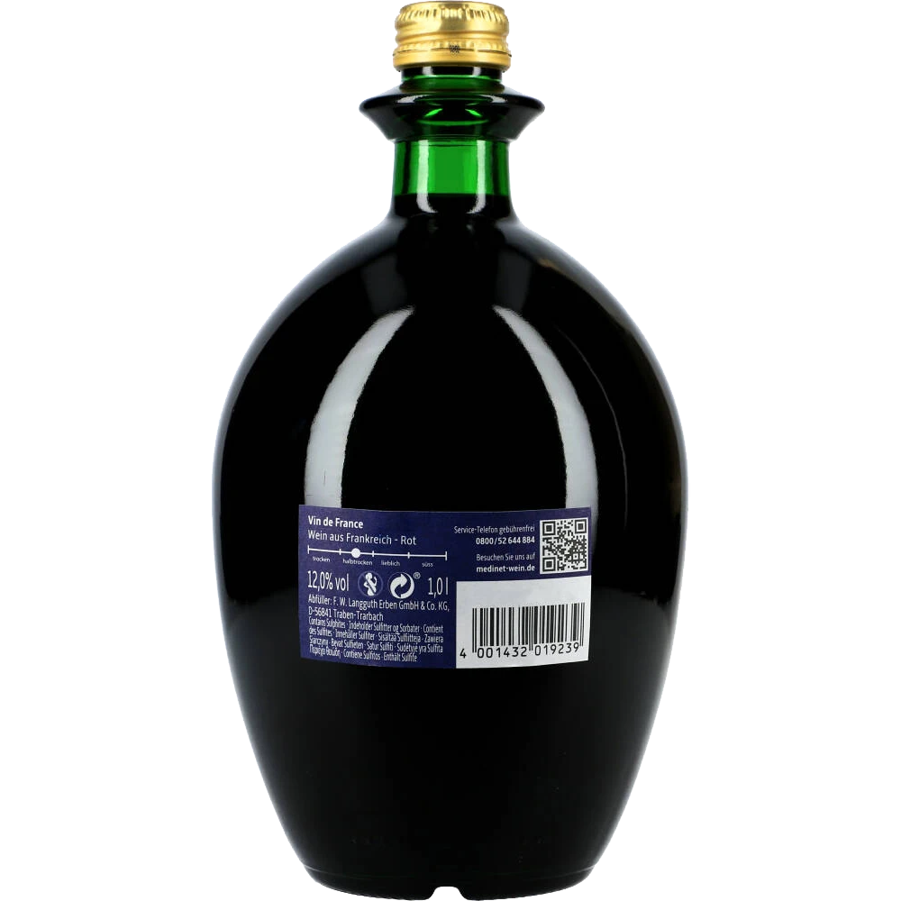 Medinet Rouge 12 % 1L FL