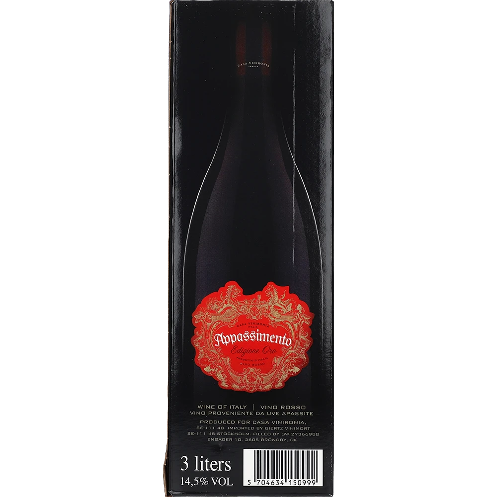Casa Vinironia Appassimento 14.5% 3L BIB