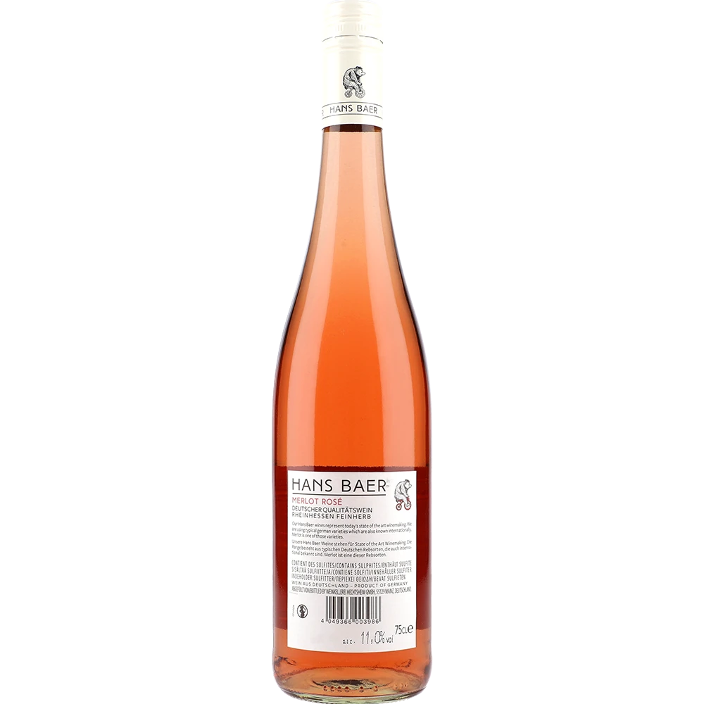 Hans Baer Merlot Rosé 11,5% 0,75L FL