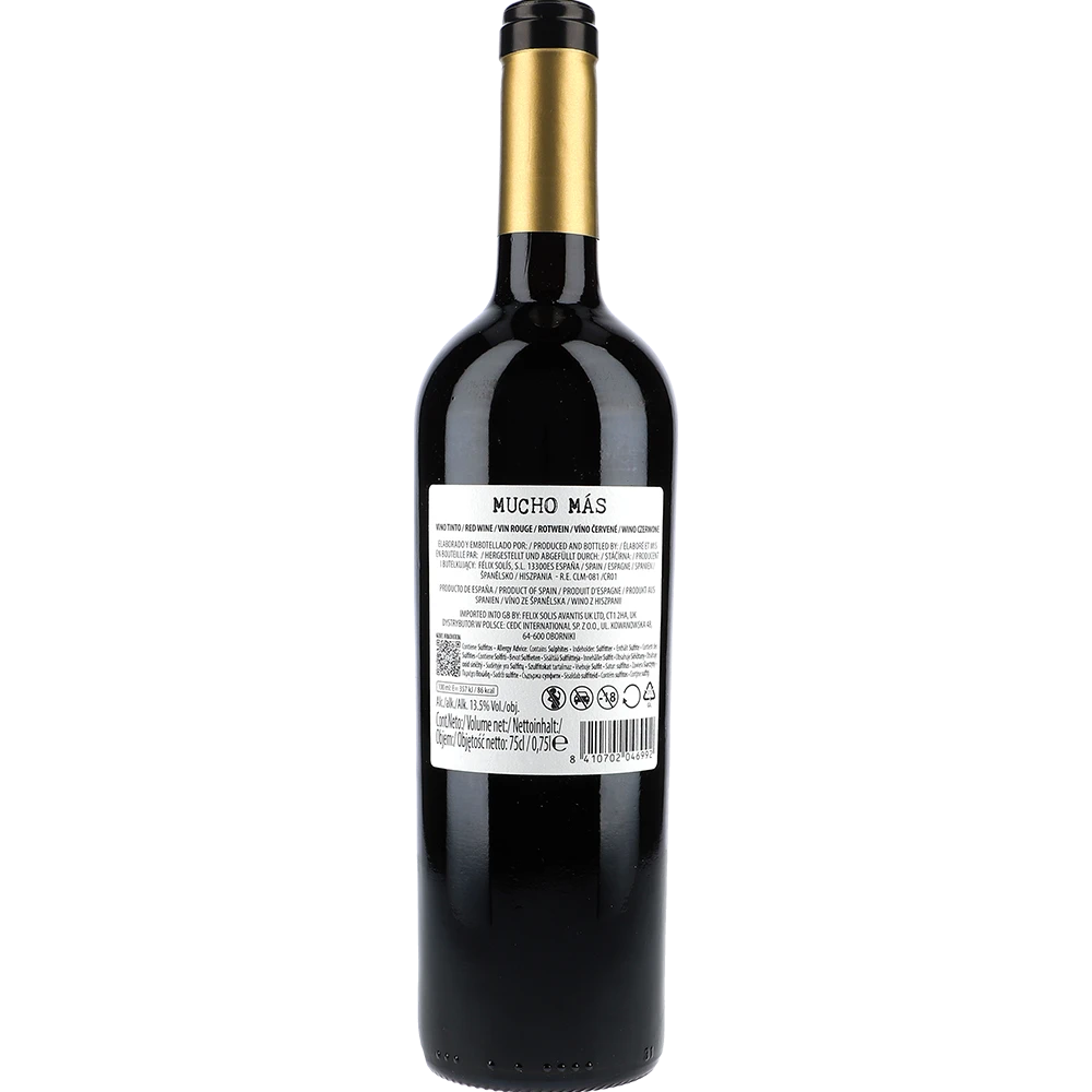 Mucho Más Rot 14% 0,75L FL