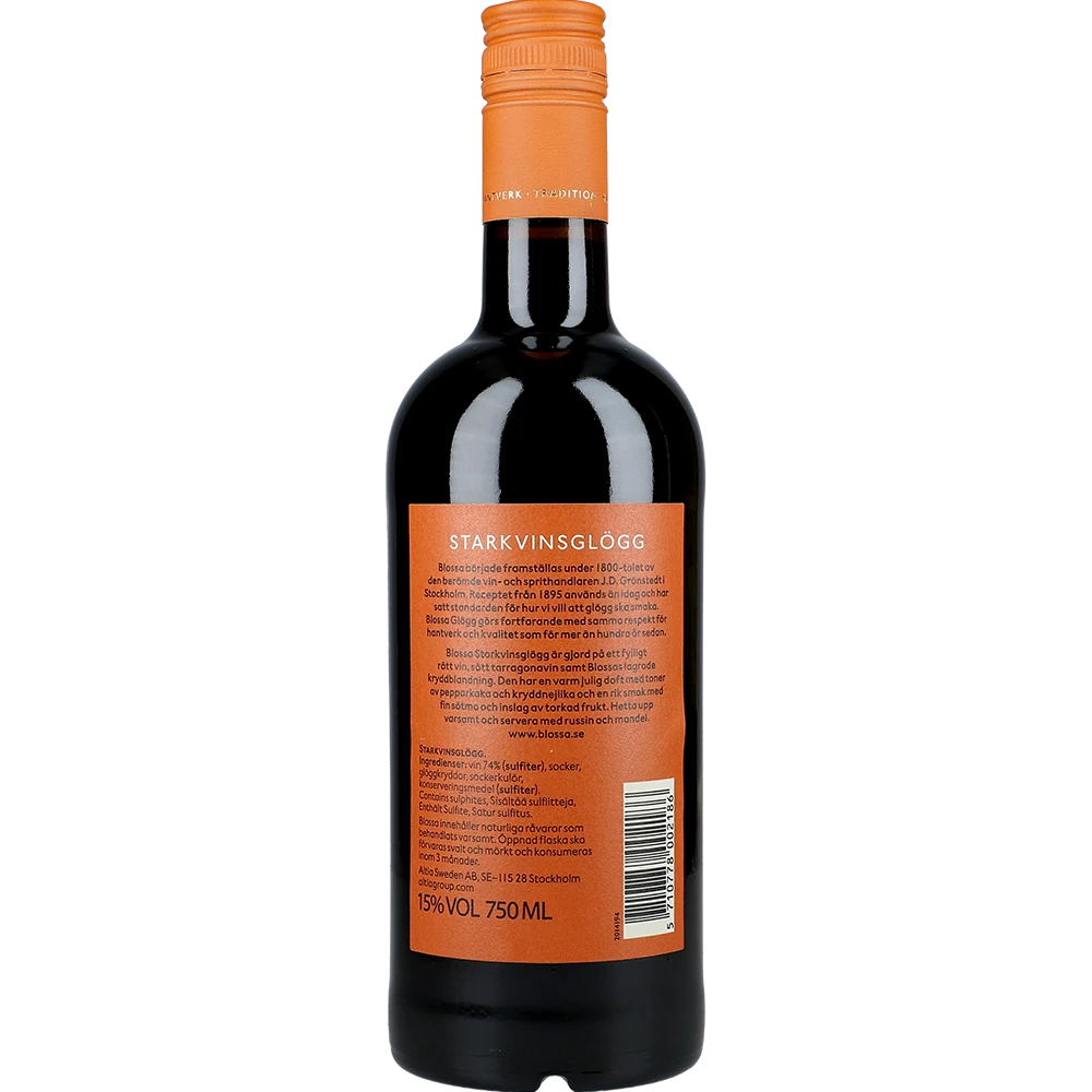 Blossa Glögg Starkvinsglögg 15 % 0,75L FL