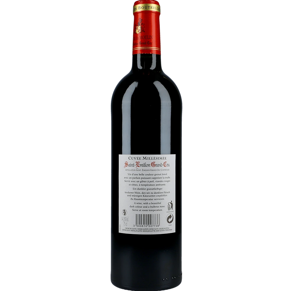 Tertre du Moulin Saint-Émilion Grand Cru 13.5 % 0,75L FL