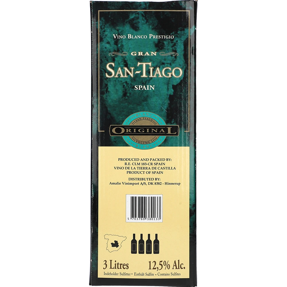 San Tiago Blanc 12.5 % 3L BIB
