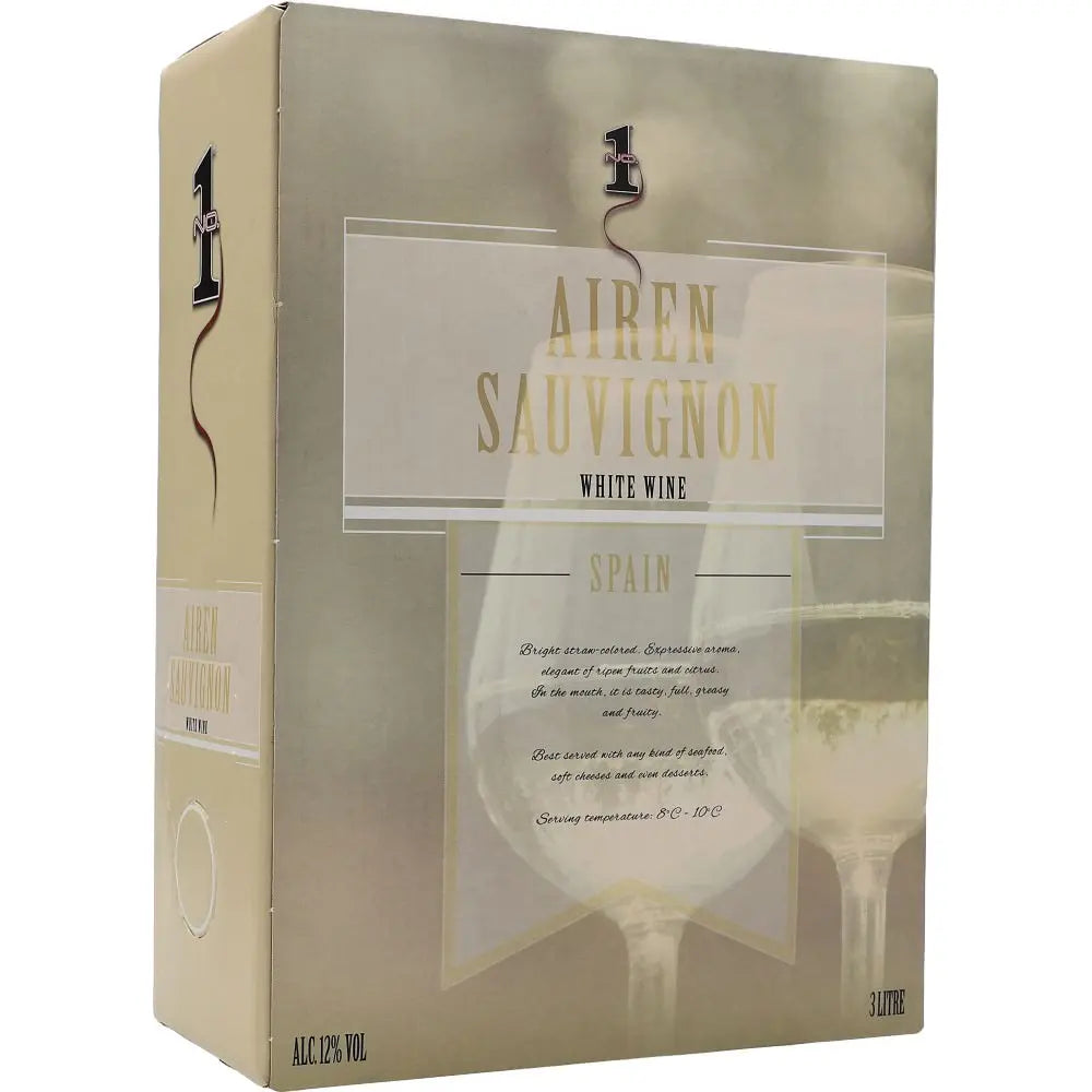No.1 White Wine Spain 12% 3 ltr. - AllSpirits