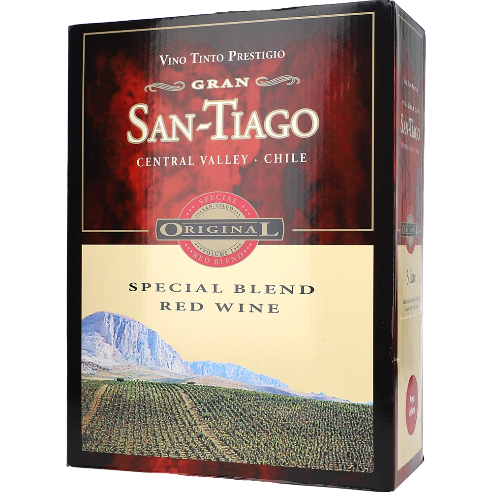 San Tiago Special Blend Red Wine 13.5 % 3L BIB