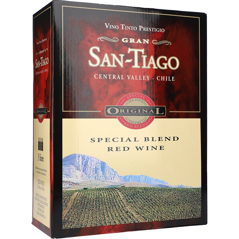 San Tiago Special Blend Red Wine 13.5 % 3L BIB