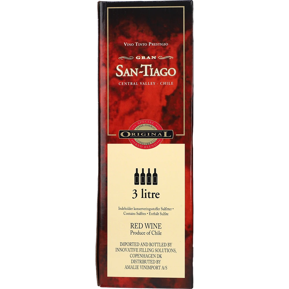 San Tiago Special Blend Red Wine 13.5 % 3L BIB