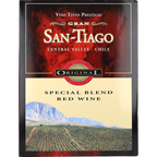 San Tiago Special Blend Red Wine 13.5 % 3L BIB