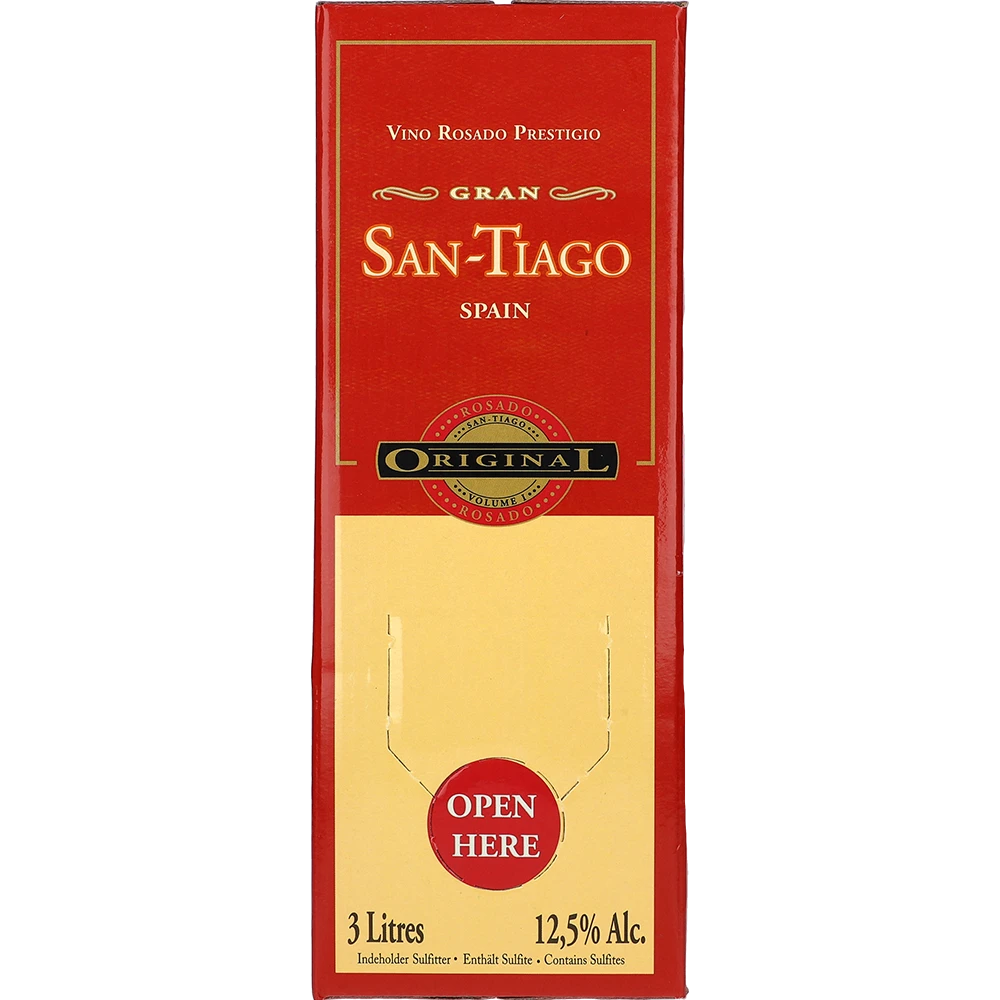 San Tiago Rosado 13 % 3L BIB