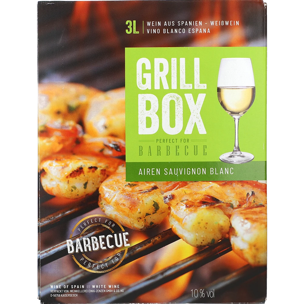 Grill-Box Airen Sauvignon Blanc 11 % 3L BIB