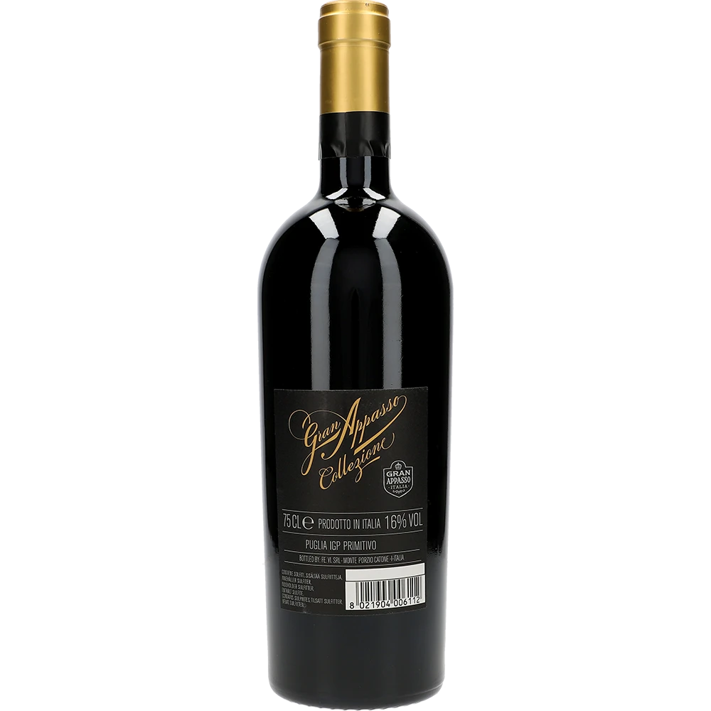Gran Appasso Collezione Primitivo 16 % 0,75L FL
