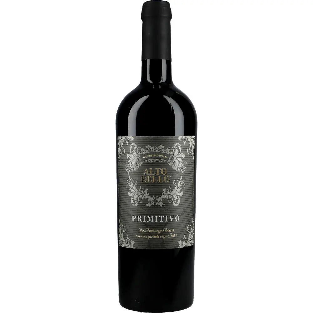 Alto Bello Primitivo 13,5% 0,75 ltr. - AllSpirits