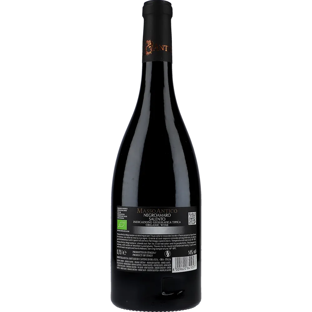 Masso Antico Negroamaro Salento Bio 14 % 0,75L FL