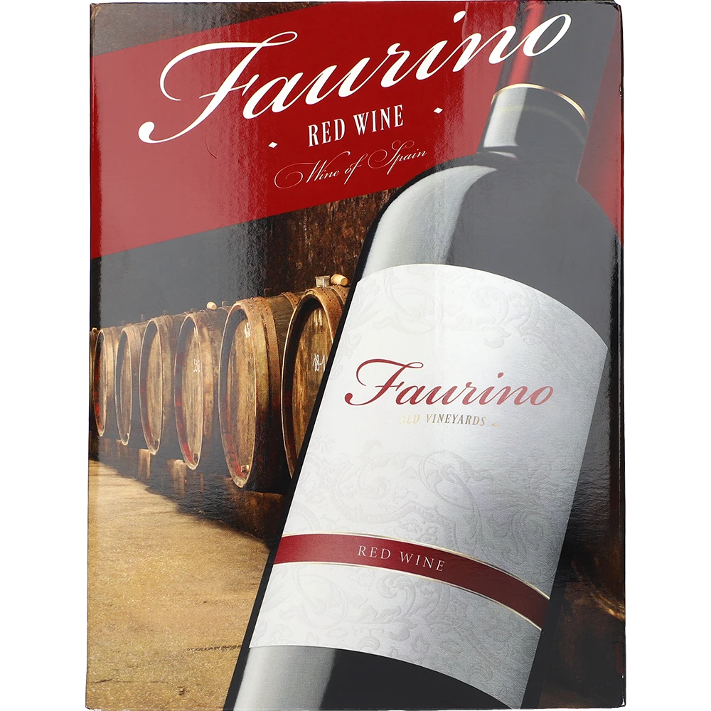 Faurino Red 12,5% 3 ltr. BIB - AllSpirits