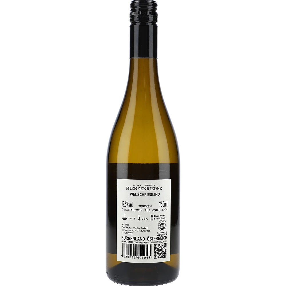 PMC Münzenrieder Welschriesling 12,5 % 0,75L FL