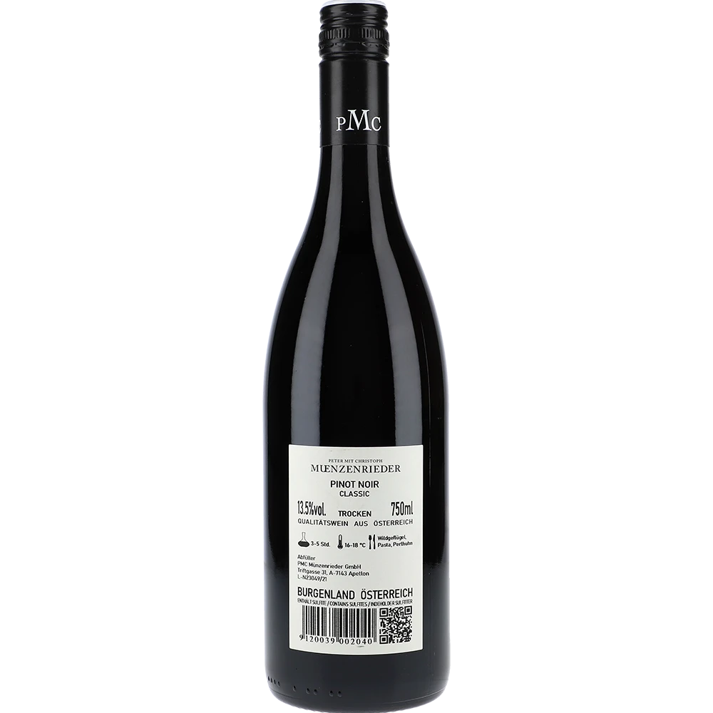 PMC Münzenrieder Pinot Noir Classic 13,5 % 0,75L FL