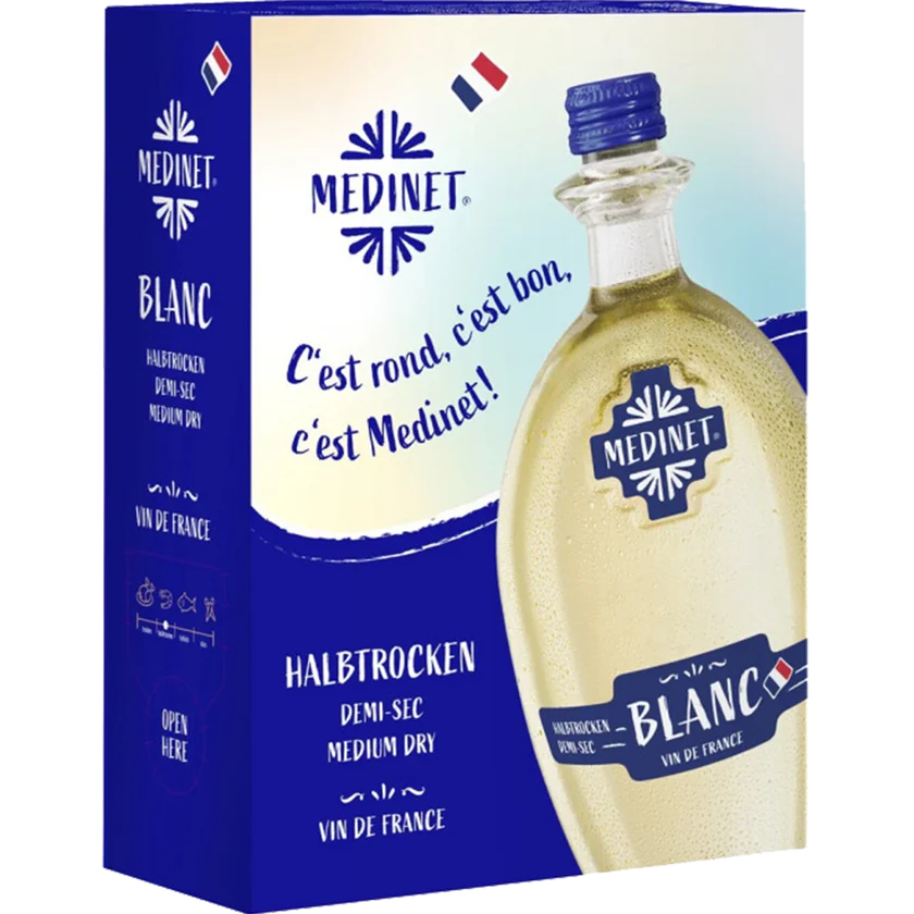 Medinet Blanc 11% 3L BIB