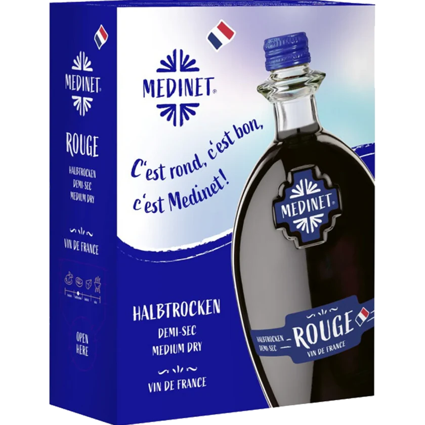 Medinet Rouge 12% 3L BIB