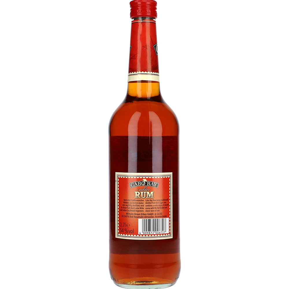Cabo Bay Echter Rum 54 % 0,7L FL