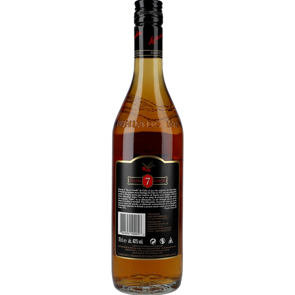 Matusalem Black 7y  40% 0,7L FL