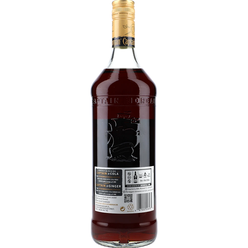 Captain Morgan Dark Rum 40 % 1L FL