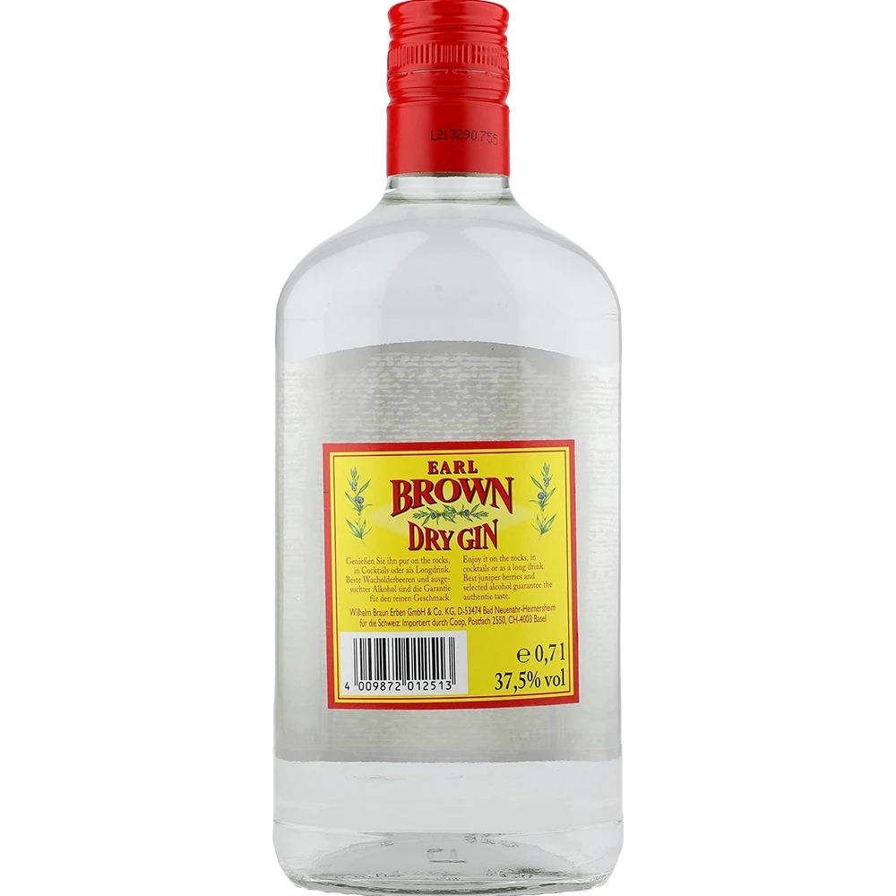 Earl Brown Dry Gin 37.5 % 0,7L FL