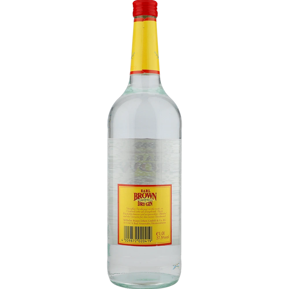 Earl Brown Dry Gin 37.5 % 1L FL