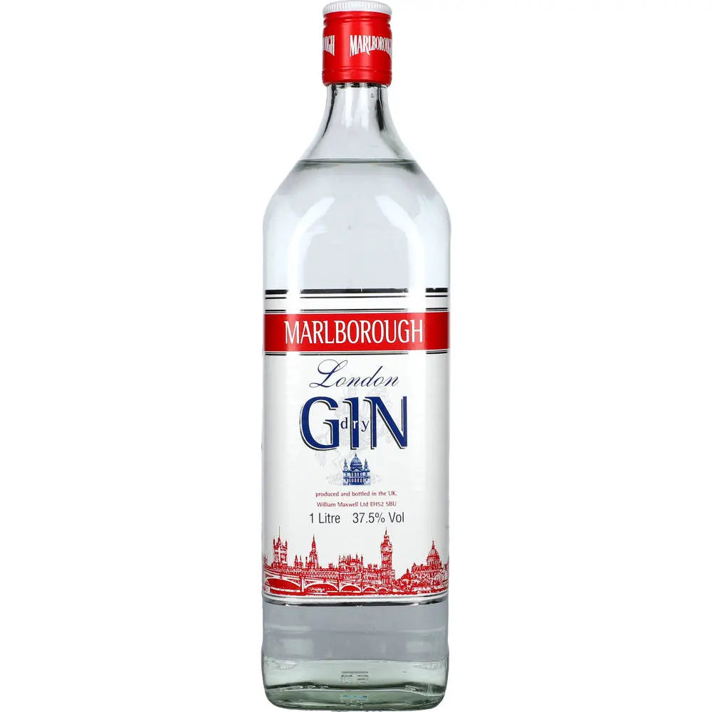 Marlborough London dry Gin 37,5% 1 ltr. - AllSpirits