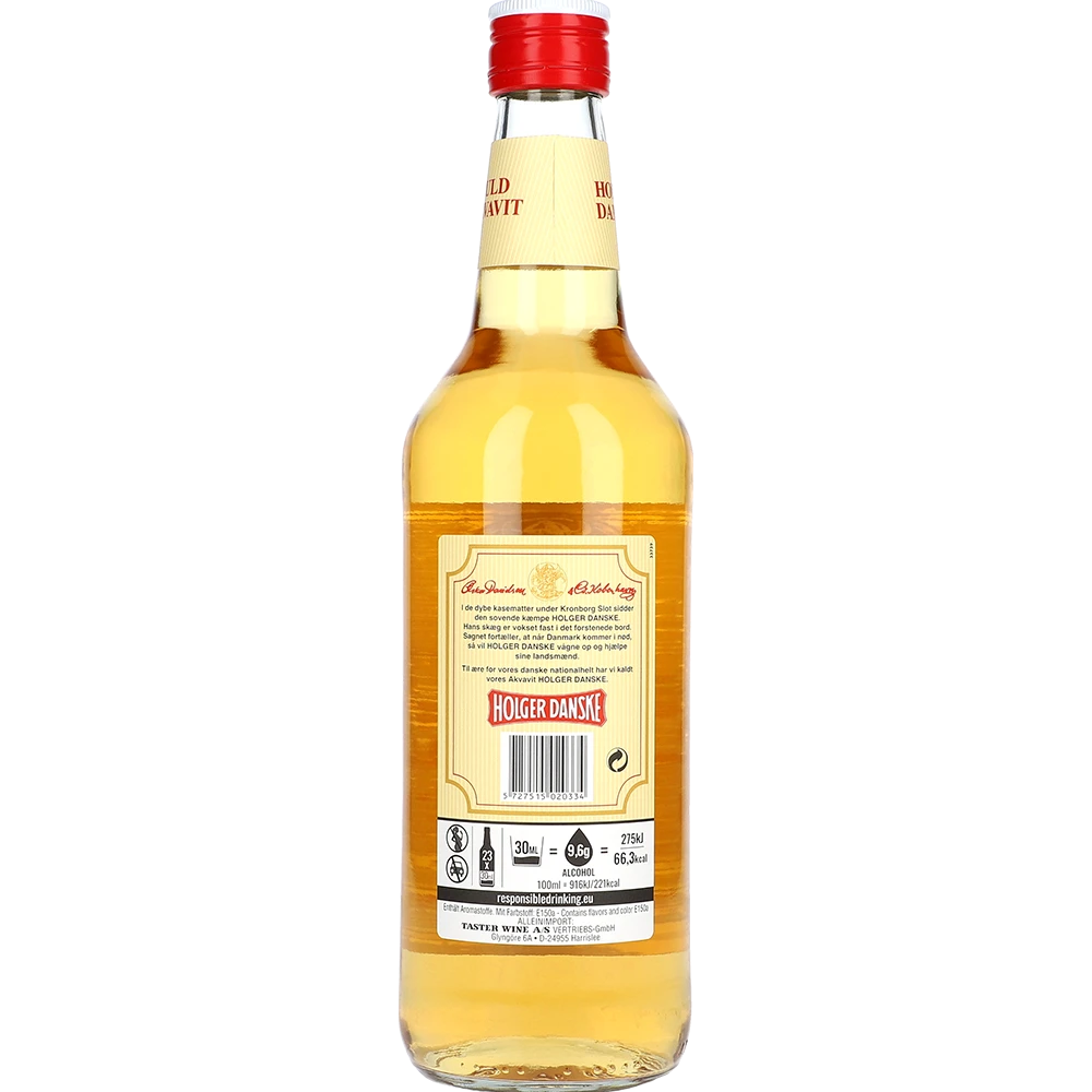 Holger Danske Guld Akvavit 40 % 0,7L FL
